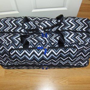 Vera Bradley Lighten Up Large Wheeled Duffel Bag
